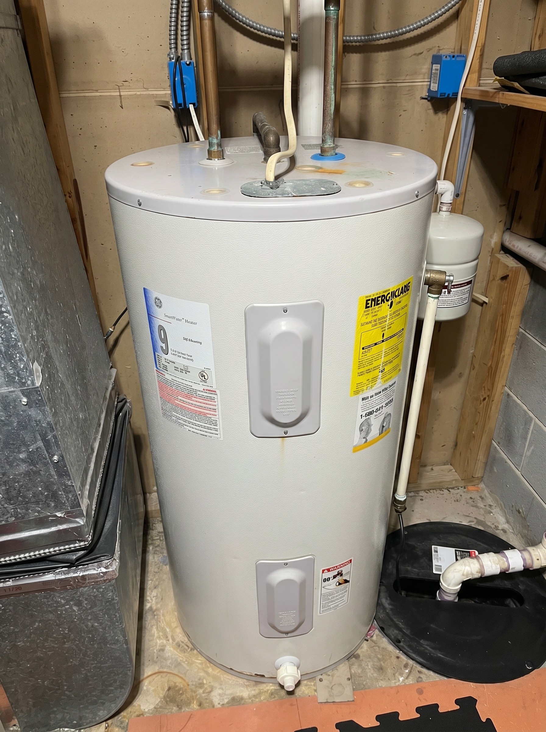 Before — old water heater in Glen Allen · 23060